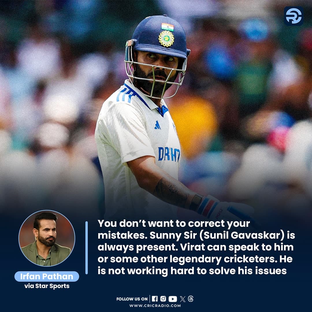 Pathan Criticizes Kohli’s Approach