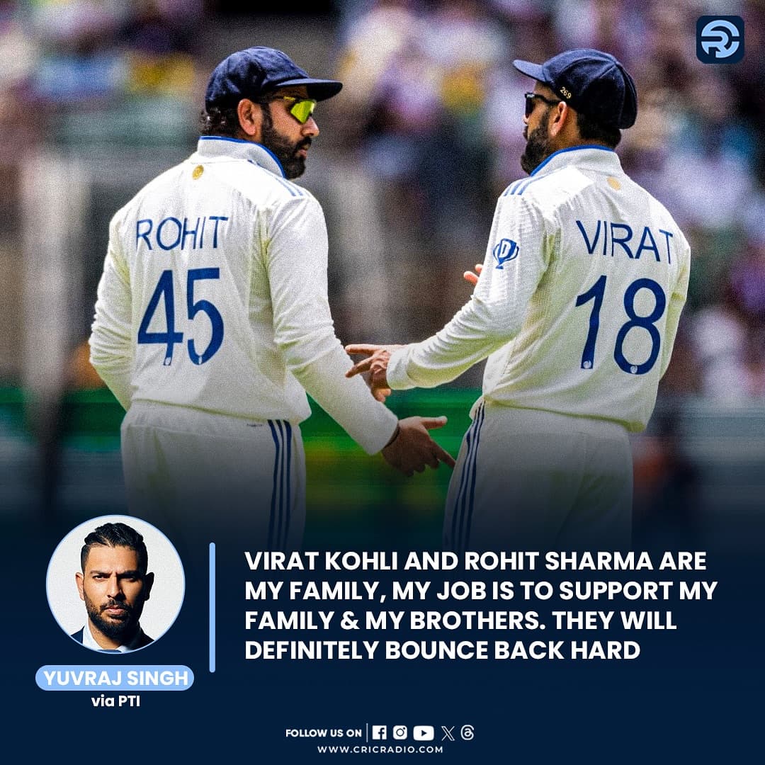 Yuvraj Backs Rohit & Virat