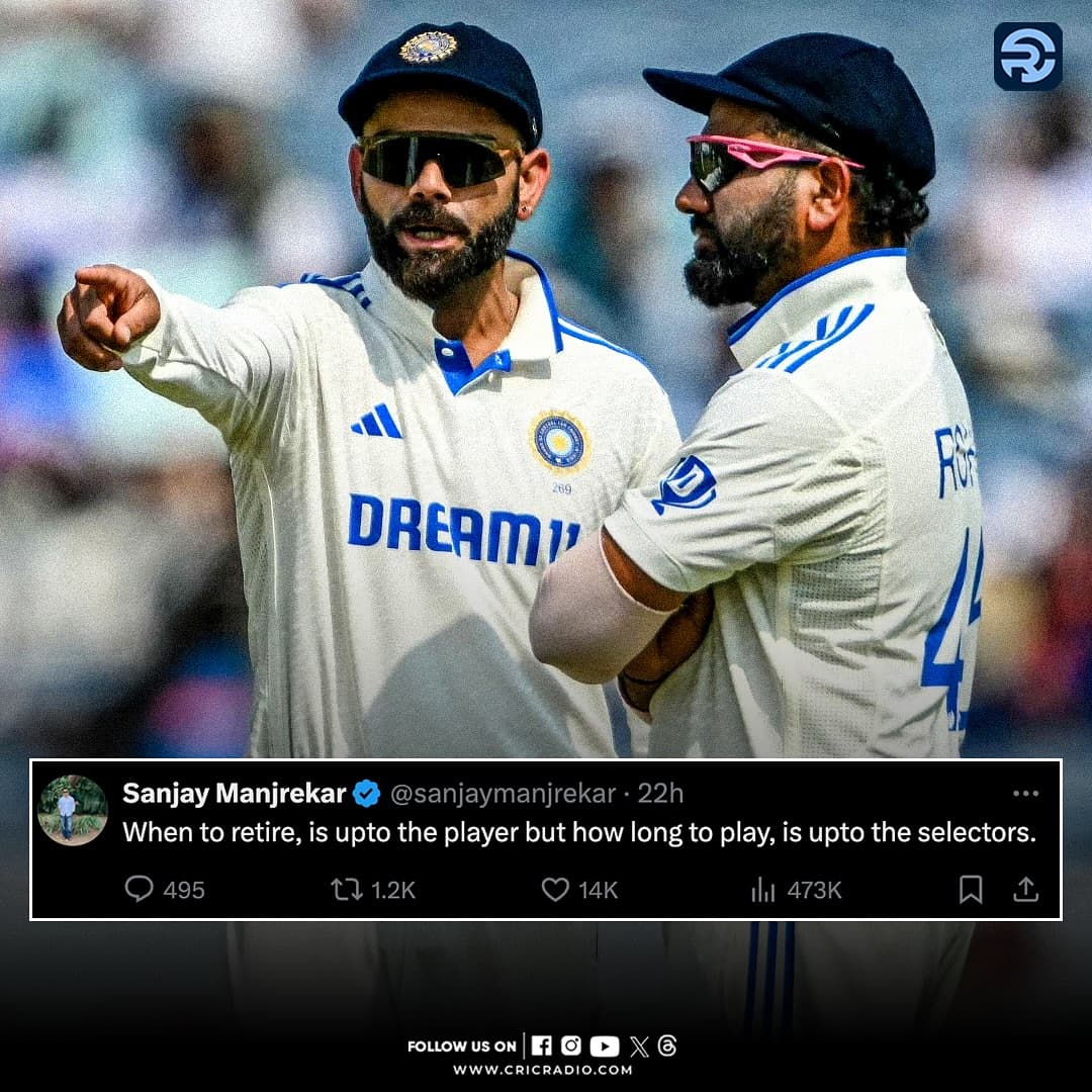 Manjrekar’s View on Retirement Calls