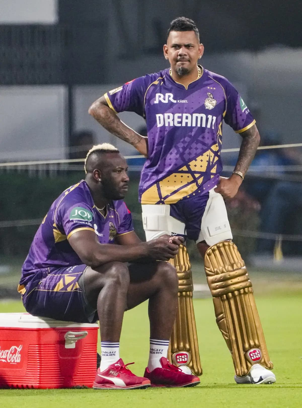 Why is Andre Russell batting so low in the order for KKR in IPL 2025?