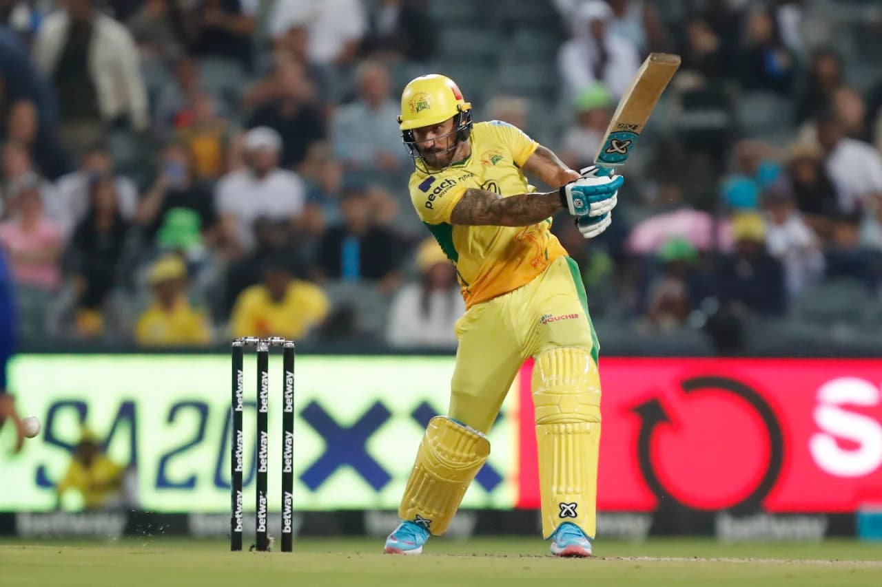 Faf du Plessis named as Axar Patel's vice-captain at Delhi Capitals