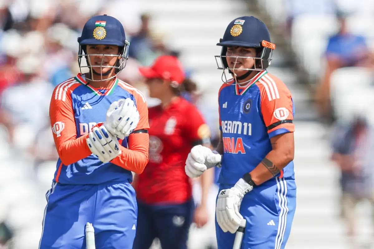 Fifties from Mandhana, Rawal and Deol Lift India to 281