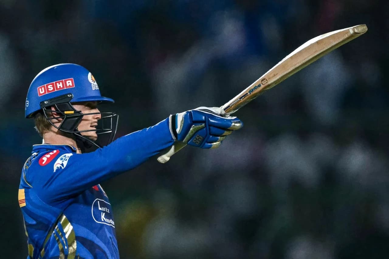 MI Break Jaipur Jinx with Crushing 100-Run Win Over Royals, Reclaim Top Spot