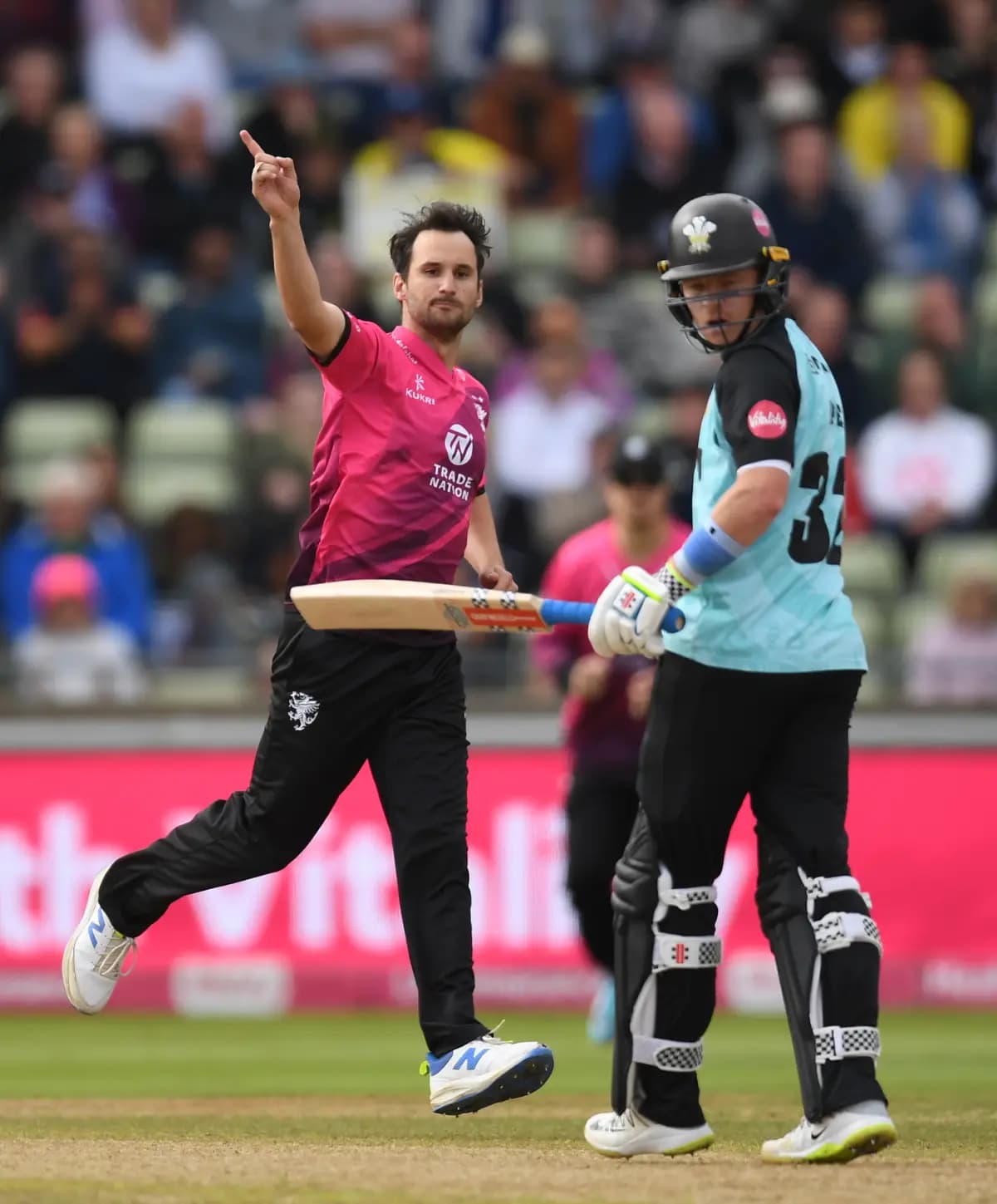 Gregory and Smeed Power Somerset Past Hampshire in Vitality Blast Thriller