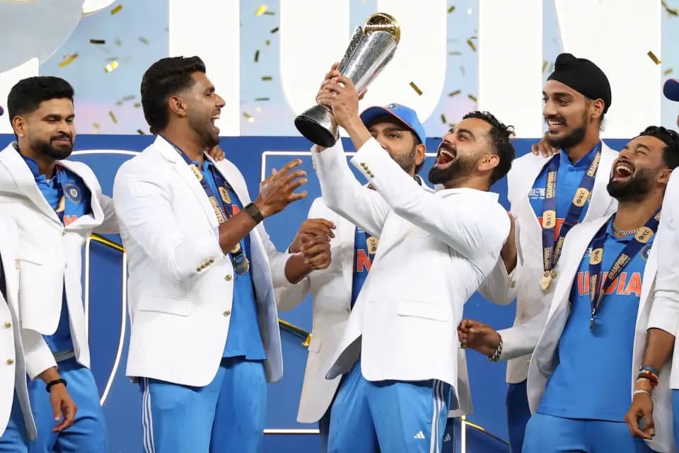 BCCI announces ₹58 crore reward for India's Champions Trophy triumph