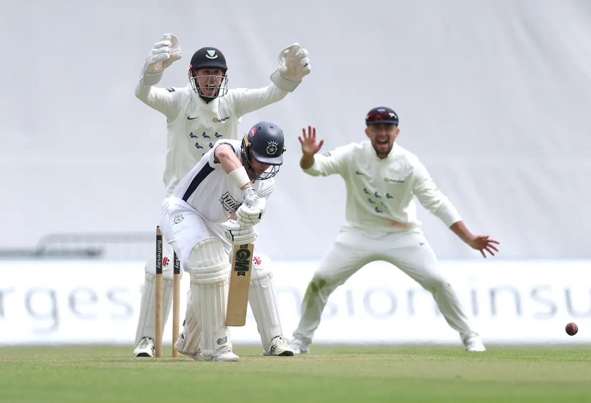 Vaughan’s Burst Tests Hampshire but Gubbins and Lower Order Salvage Crucial Draw