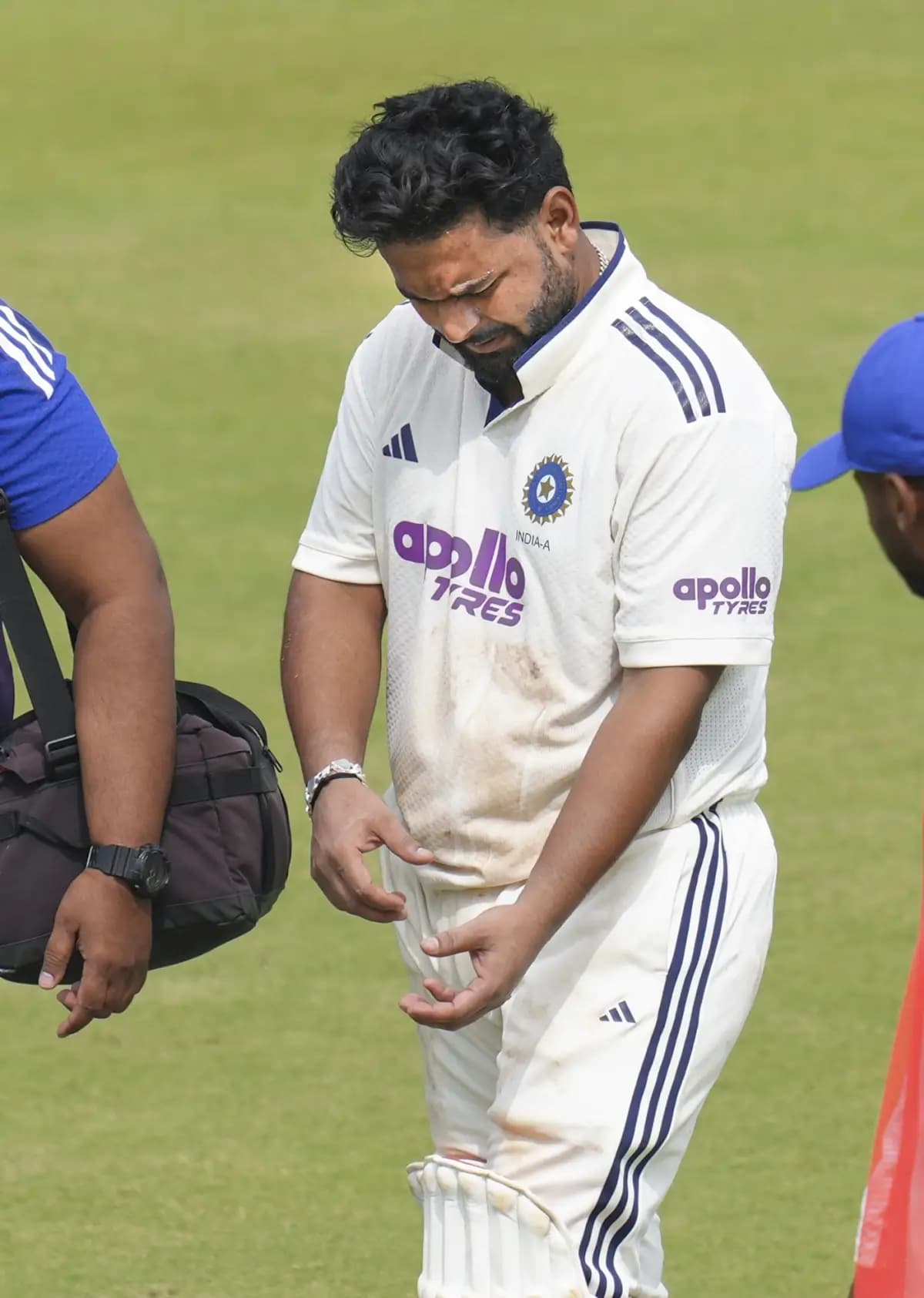 Pant returns from injury scare to smash fighting half-century vs South Africa A