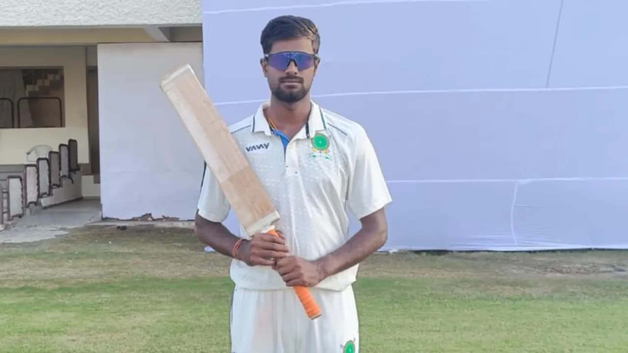 “Meghalaya’s Akash Choudhary launches eight sixes in a row to blast fastest-ever fifty in first-class history”