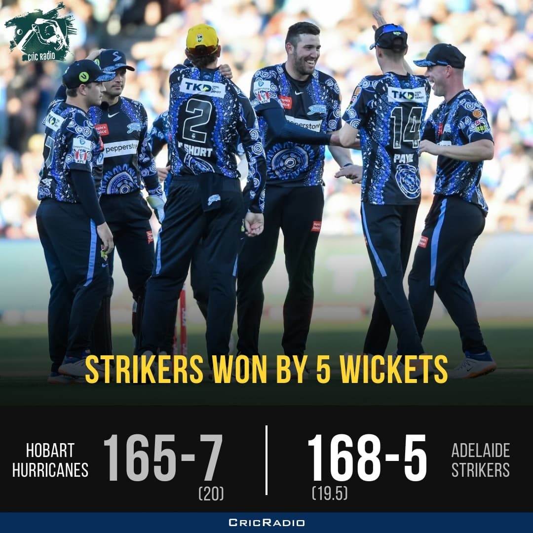 Adelaide Strikers Clinch Victory