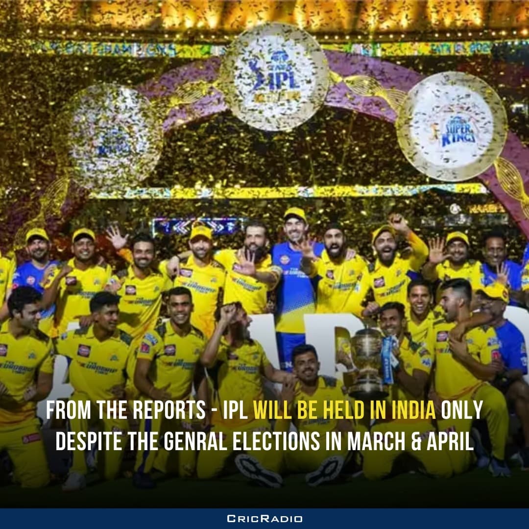 IPL 2024 to Be Held in India