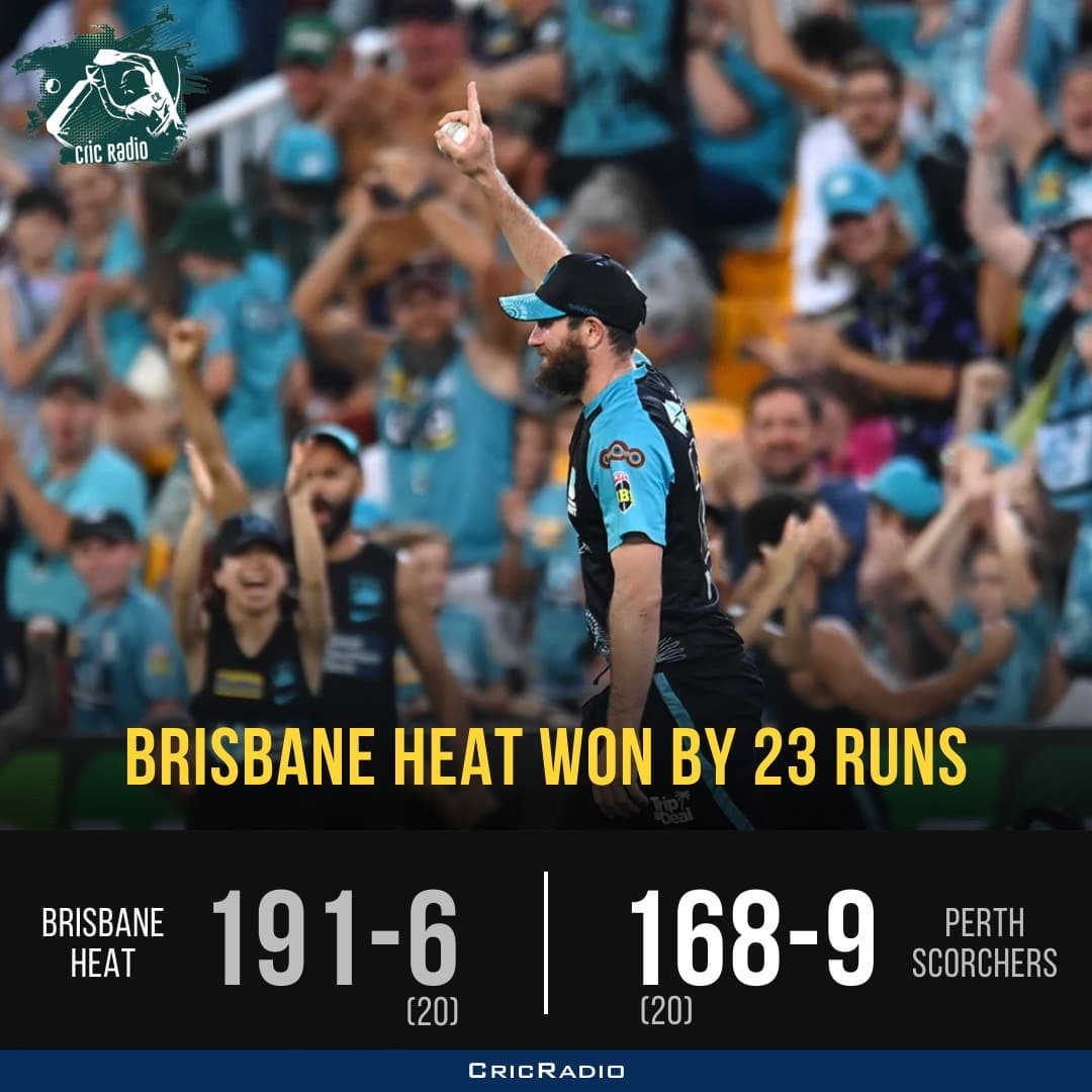 Brisbane Heat Beat Perth Scorchers