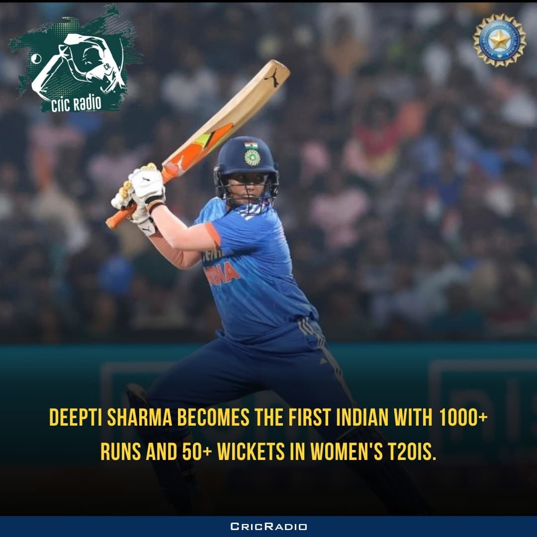Deepti Sharma’s Unique T20I Record