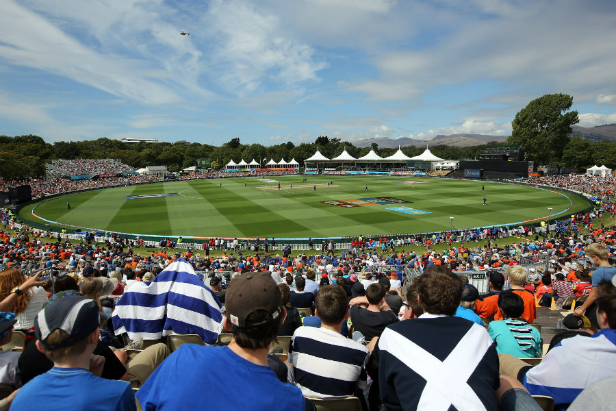 Hagley Oval cricket ground