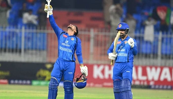 Ijaz Ahmad Ahmadzai's 52 from 22 rescues Afghanistan in a 37-run win over Zimbabwe