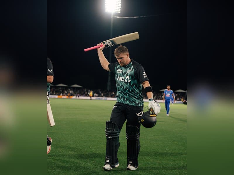 Glenn Phillips' unbeaten 82 lifts New Zealand to 225 for 4 against India in Christchurch