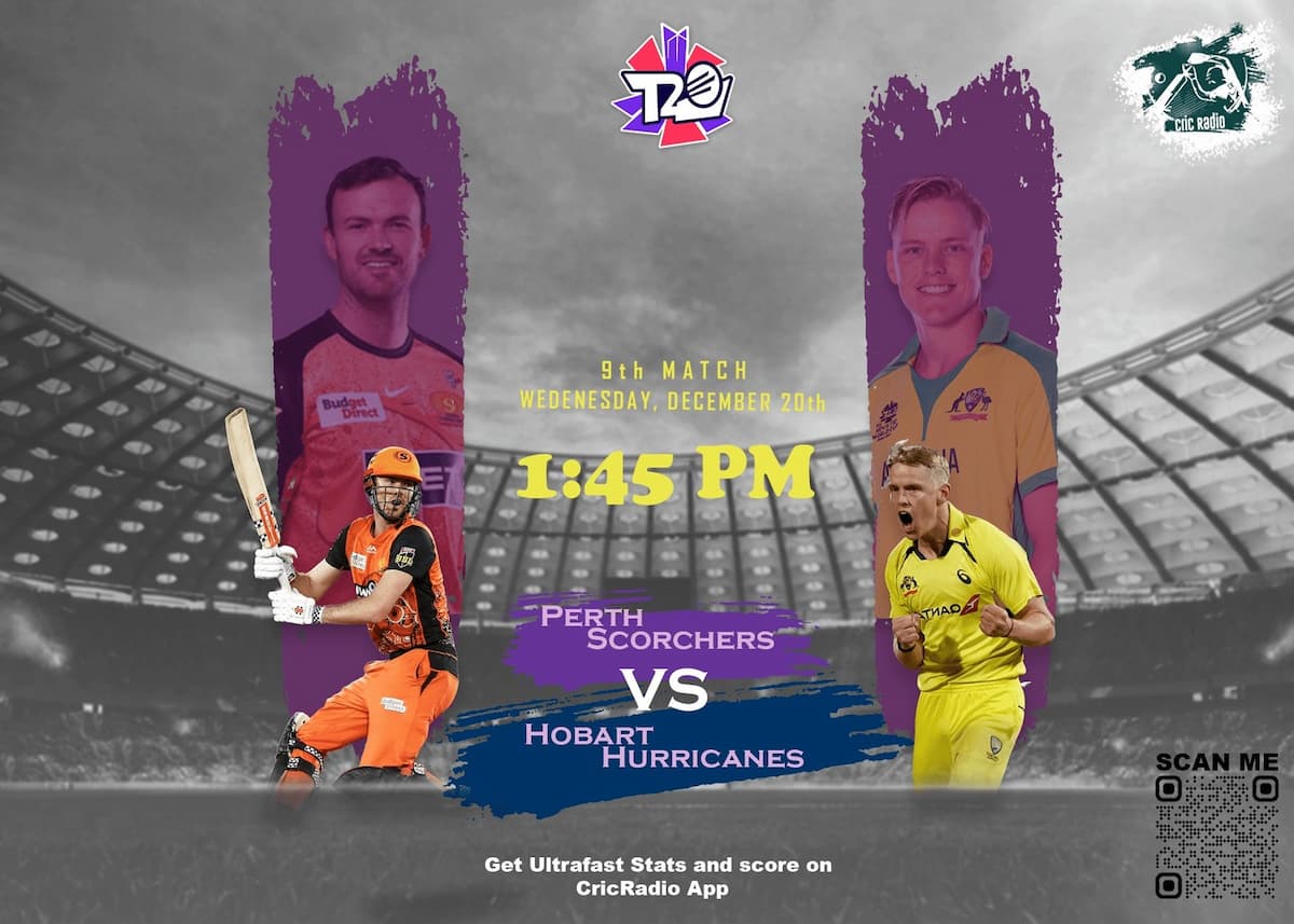 Perth Scorchers vs Hobart Hurricanes
