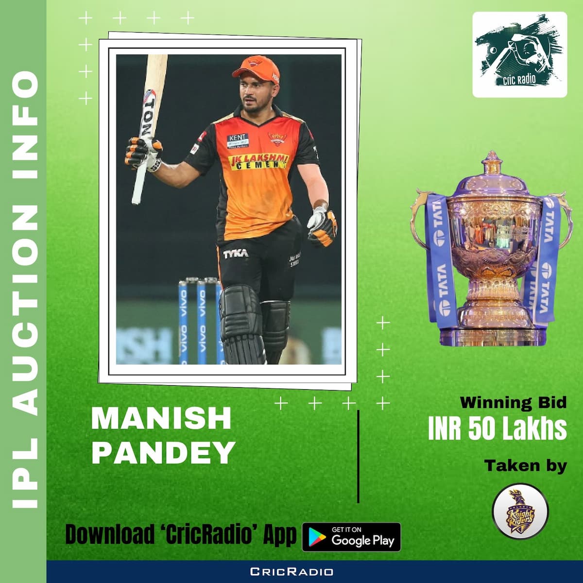 🏏 Manish Pandey
