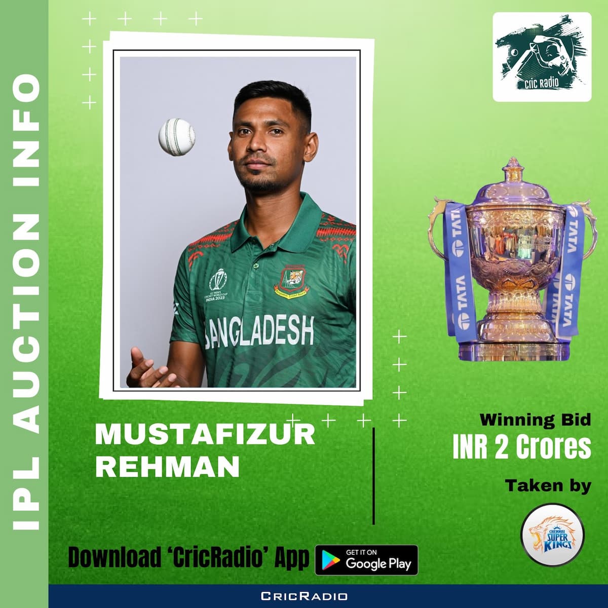 🏏 Mustafizur Rehman
