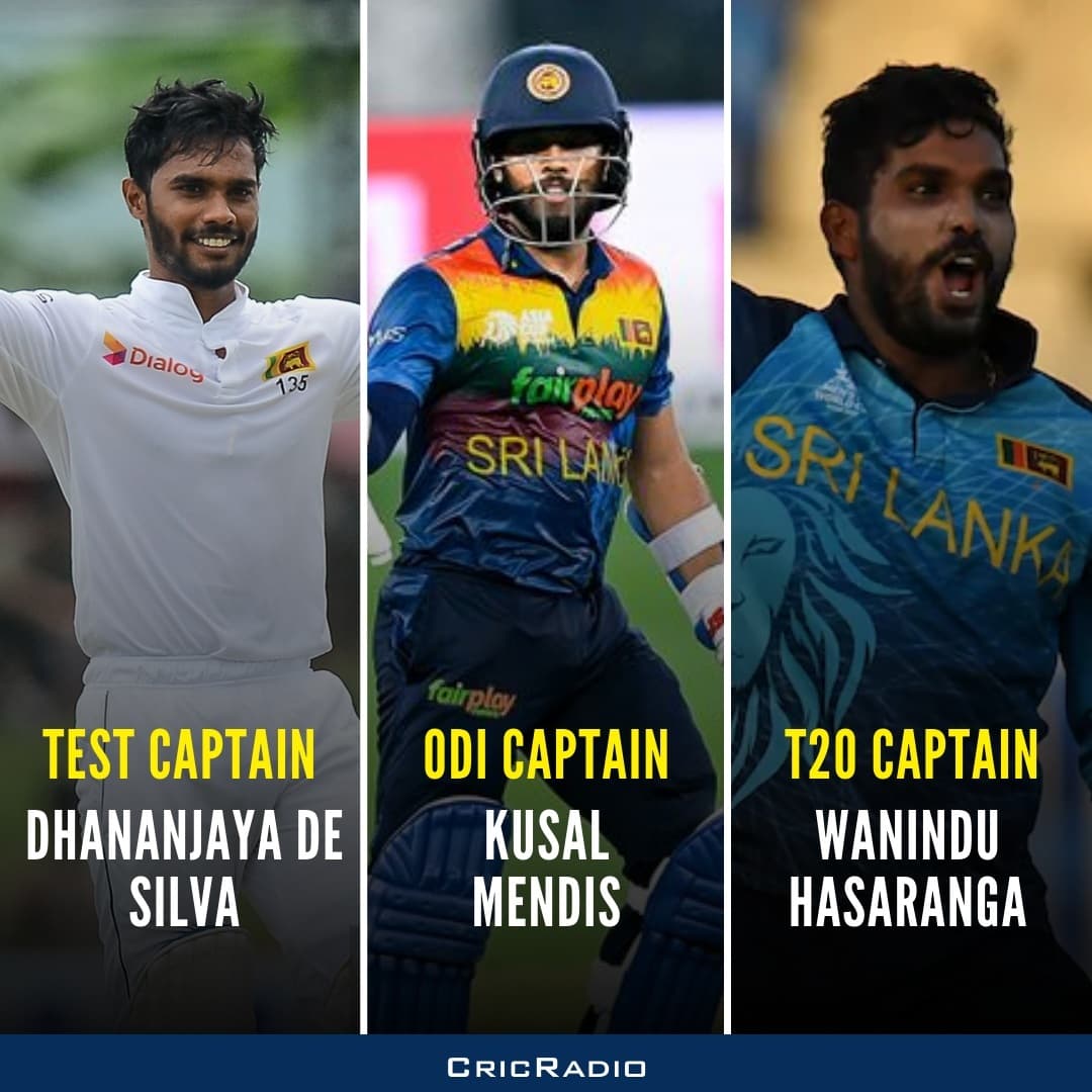 New Sri Lanka Captains Announced