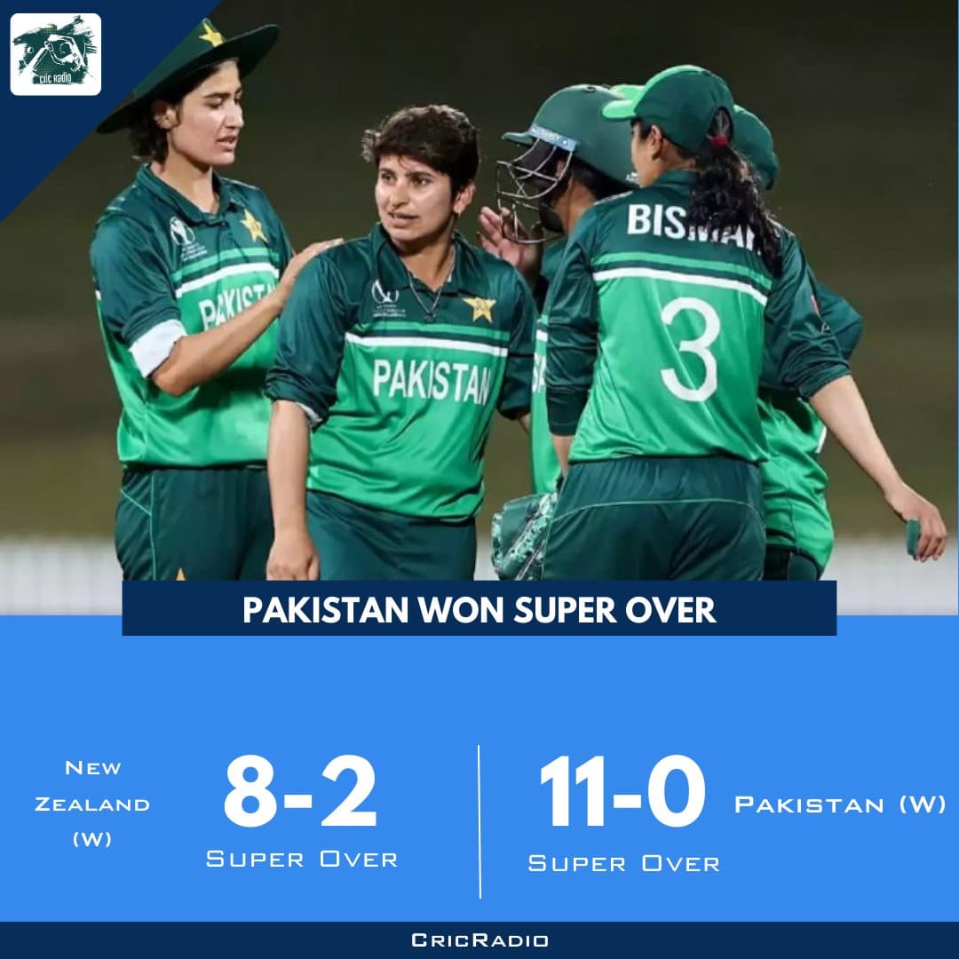 ⚡️ Pakistan Triumph in Super Over