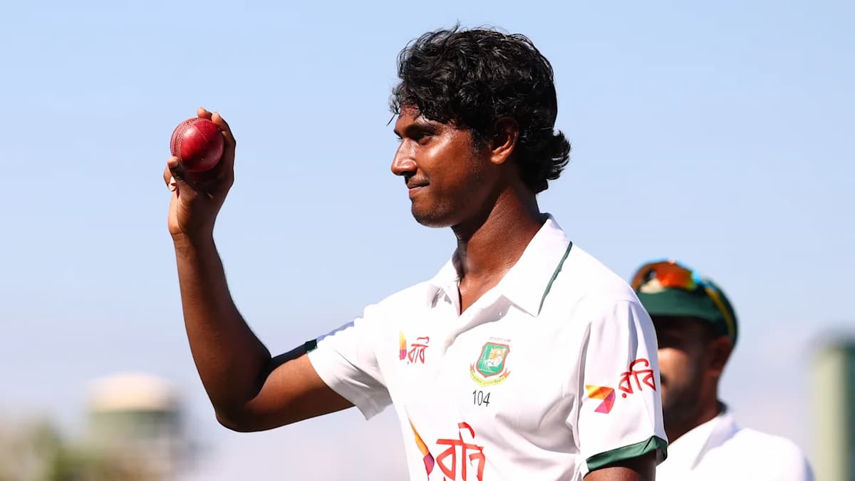 Hasan Mahmud's hat-trick and 5-55 leave Afghanistan chasing the game in Abu Dhabi