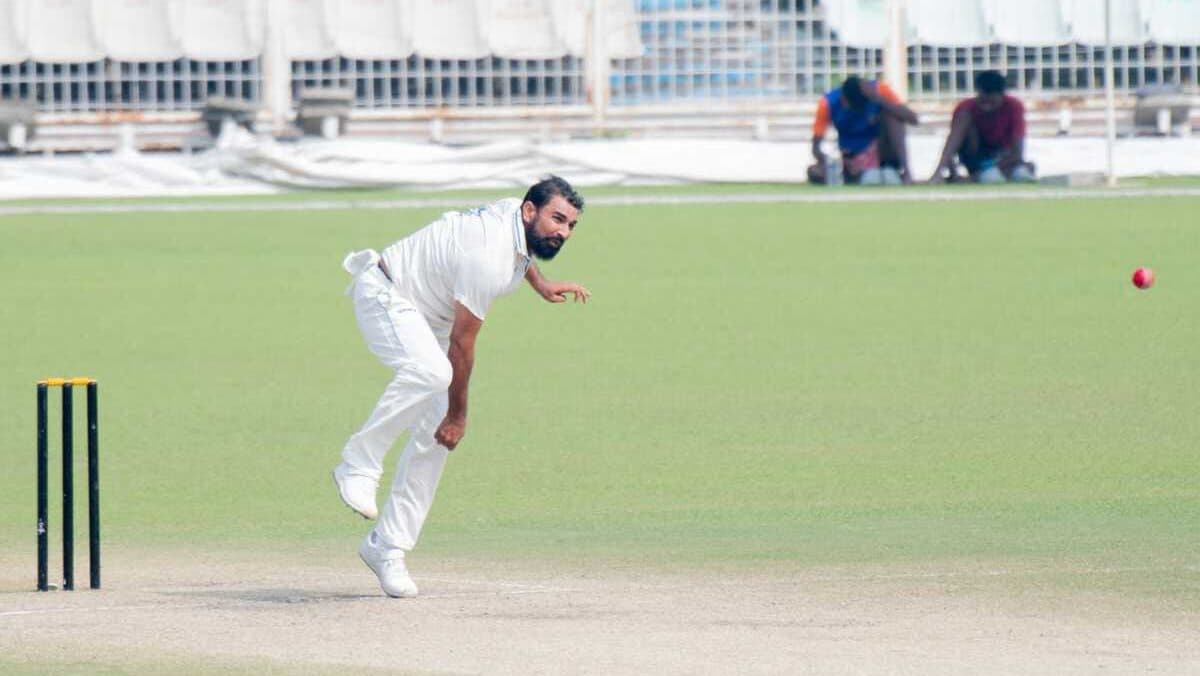 Abishek Porel's 149 and Mohammed Shami's five wickets carry Bengal past Delhi