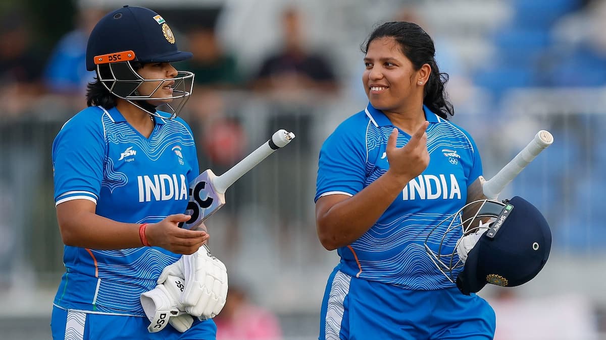 India chase 58 inside five overs to reach the Asian Games semi-finals in Nisshin