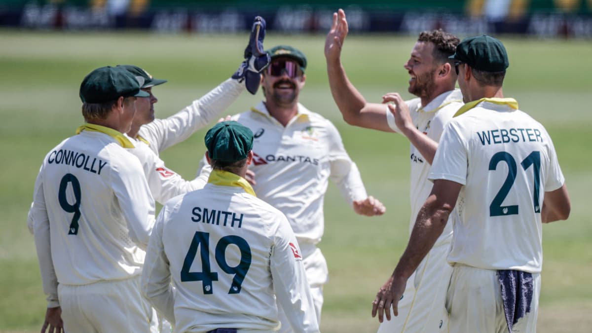 Josh Hazlewood's career-best 6-49 seals a 214-run win for Australia in Durban
