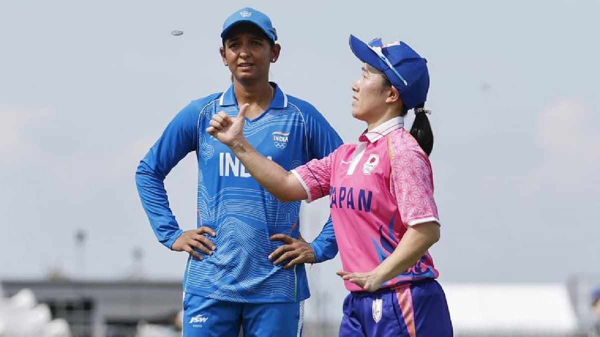 Shree Charani's 4-10 bowls Japan out for 57 as India close on an Asian Games semi-final