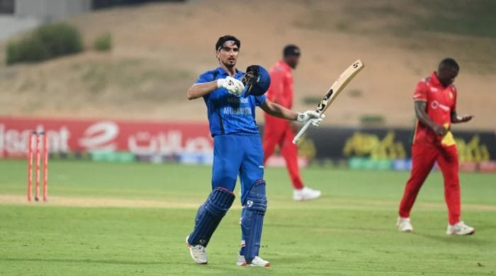 Atal's hundred and Rashid's four-for give Afghanistan a 158-run win over Zimbabwe